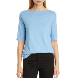 Nordstrom Signature Boatneck Elbow Sleeve Tee